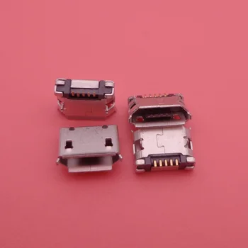 500 бр./лот Micro USB Конектор 5 ПЕНСА Гнездовой конектор за зареждане на телефона порт за Lenovo A60 A366T A390E A520 A288T A500 A750