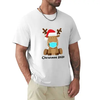 Коледна тениска 2020, блуза по поръчка, мъжки памучни тениски на своя дизайн