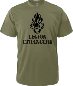 Модни памучен тениска 2019 г., Легион на армията, Франция, Чуждестранен легион, Войниците война, Войници, Бебе