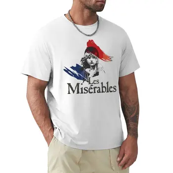 Клетниците - Тениска Les MisÃ© rables, забавни тениски, тениски за гиганти, потници, мъжки тениски с графичен дизайн