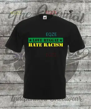 Тениска Love REGGAE, размер S-4xl, Ямайка, Боб Rasta, One Love, Ска, омраза към расизма