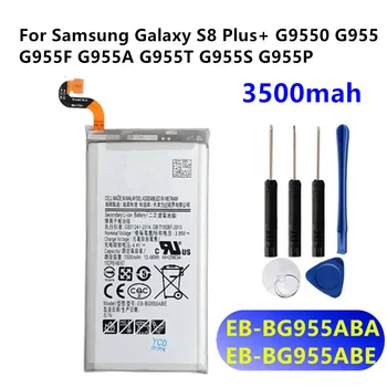 3500 mah EB-BG955ABA EB-BG955ABE Батерия За Samsung Galaxy S8 Plus + G9550 G955 G955F/A G955T G955S G955P + Инструменти