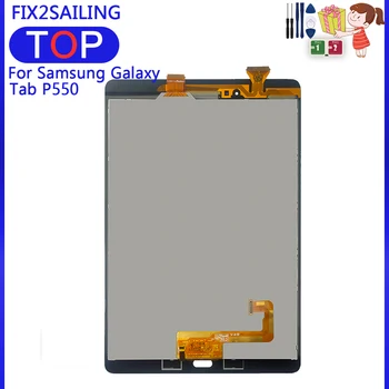 За Samsung Galaxy Tab A 9.7 SM-P550 P550 P555 LCD Сензорен дисплей Дигитайзер В Събирането на Смяна на лентата 100% тест