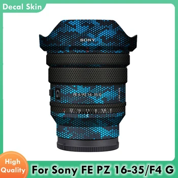 Стикер-Кожа За Sony FE PZ 16-35 мм F4 G Vinyl Амбалажна Фолио За Обектива на Камерата Защитен Стикер За Корпуса на Защитно Покритие PZ 16-35 F/4 F4G F/4G