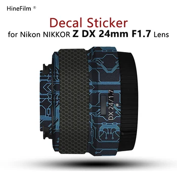 за Nikon Nikkor Z DX 24mm f/1.7 Стикер на обектива Амбалажна Хартия Капачка на Кожата 24 F1.7 Стикер На обектива Защитно покритие От надраскване