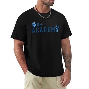 Тениска MBA Academy, тениски големи размери, риза с домашен любимец принтом за момчета, великолепна тениска, Къса тениска, тениски оверсайз за мъже