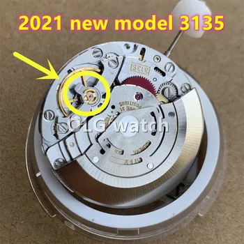 2021 последните модели на Китайски автоматичен механичен механизъм Super 3135 blue balance wheel Мъжки часовников механизъм VR clean SUB