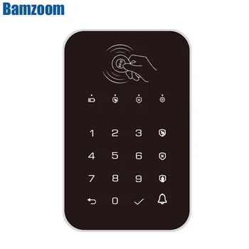 433 Mhz Безжична Сензорна Клавиатура Поддържа RFID Картата Arm Или Disarm Password Клавиатура За Домашно Алармата на Hristo Smart WIFI