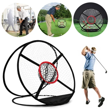 Мрежа за тренировка на голф, сгъваеми клетки за подаване на голф, преносими изскочи мрежа за голф, за тренировки на закрито и на открито