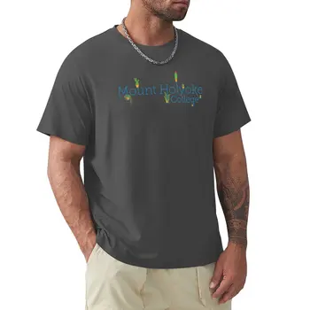 Тениска Mount Holyoke College с къс ръкав, облекла в стил аниме, тениски, мъжки красиви блузи, тениски с модел за мъже