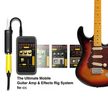 За Irig Mobile Effects Guitar Effects Moving Guitar Effects Замяна на китара нови преобразователями интерфейс за телефонни китара