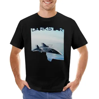 Тениска Darkstar sky drive по-големи размери, черни спортни ризи високата customizeds за мъже