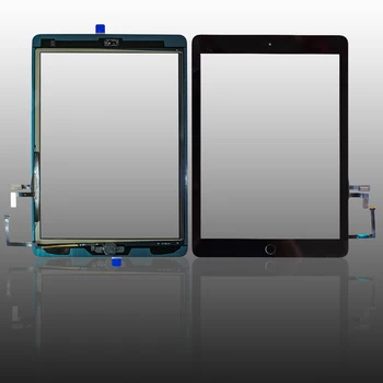 Добре тестван За iPad Air1 Стъкло Със Сензорен екран, цифров преобразувател и лепило + домашен гъвкав кабел в комплект A1474 A1475 A1476