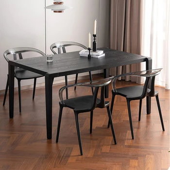 Леки луксозни трапезни столове от акрил, дизайнерски мебели за трапезария, Скандинавски стол с прозрачна облегалка, домашен случайни стол за ресторант