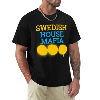 Подарък шведски дом Мафията, незаменим тениска, облекла в стил хипи, тениски за мъже, бели тениски за момчета, тениски оверсайз за мъже