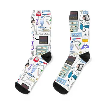чорапи за отделения за интензивно лечение, смешни чорапи, изработени по поръчка чорапи, дамски мъжки