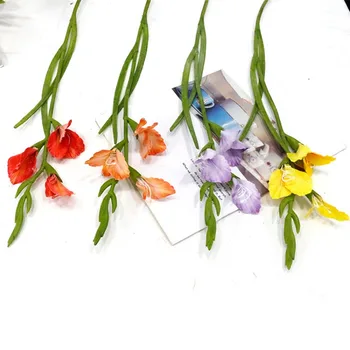 имитация на лепило ins, клон 3 на цвете, малка орхидея-меч в хола, маса за хранене с изкуствени цветя лесно лукс floral7