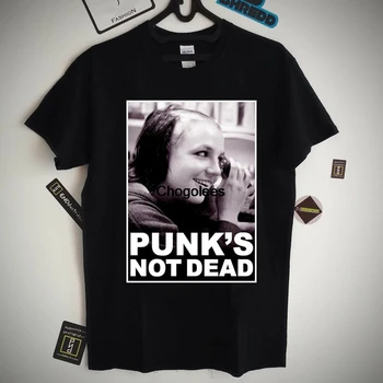 Реколта тениска Vtg Бритни Спиърс, тениска Punks Not Dead, унисекс