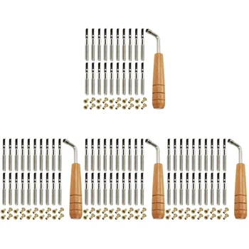 4 комплекта професионални клечки за лира Трайни клечки за струните на арфа Сменяеми клечки