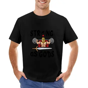 Тениска spartan strong, тениски за гиганти, тениски с кошачьими гъвкави проводници, блузи, мъжки дрехи
