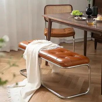 Индивидуални трапезни столове за всекидневна, мобилен дизайнерски маса, Дълга маса за хранене, стол, Скандинавски скрин Sillon, Индивидуални мебели за дома ZY50CY