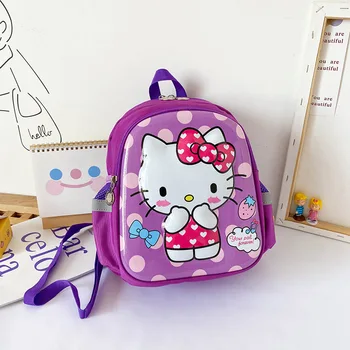 Sanrio hello kitty, училищна чанта за детска градина, раница за момчета и момичета със защита от загуба на въже, cartoony детска раница, чанта