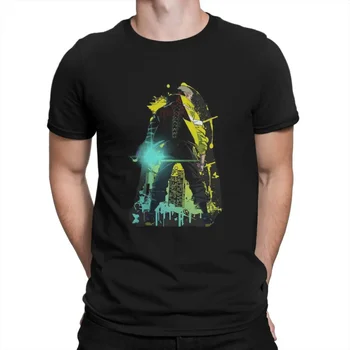 Мъжки t-shirt Back of David Martinez с японското аниме Edgerunners, Памучен Дрехи, Забавни Тениски С кръгло деколте И къс ръкав, Уникални тениски