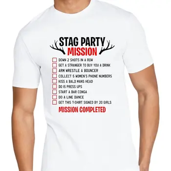 Тениска с мальчишником, тениска с мисия за ергенско парти, тениска с принтом тук, с принтом ергенско парти U