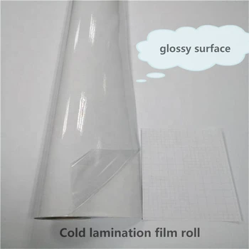 Ролки гланц фолио на студено ламиниране на PVC добро качество за ламиниране на снимки