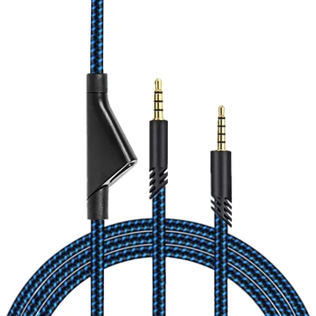 За Astro A10 A40 A30 Подмяна на кабел 3.5 мм към USB Слот Слушалки Кабел Слушалки Вграден Регулатор на силата на звука, Изключване на звука