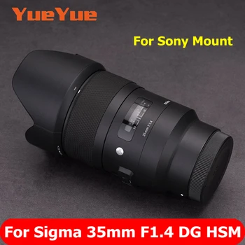 За Sigma 35mm F1.4 DG HSM Art (Sony E-Mount) Стикер на обектива на камерата е защитена от драскотини, покритие защитно фолио за защита на тялото.