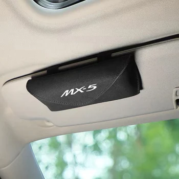 Модерен автомобилен козирка, магнитна кутия за съхранение на очила mazda MX5 MX-5 ND 2018 MX-5 NC 2009 2010 2011 2012 Автоаксесоари