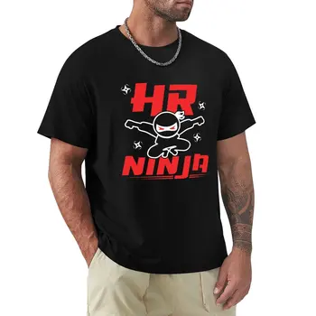 Тениска HR Ninja, тениски големи размери, облекла kawaii, реколта тениски за мъже с шарени
