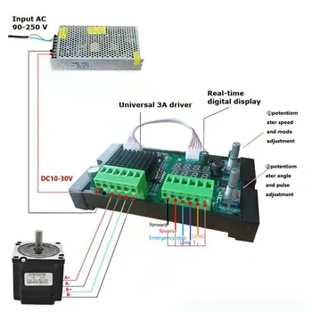0-3a 42 57 86 контролер стъпков мотор краен ъгъл на pwm модул с импулсни за винтового плъзгача аксесоари за 3D-принтер