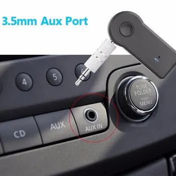 Нов автомобил безжичен интерфейс Aux Авто аудиоприемник Безжичен високоговорител Приемник Безжична слушалка аудиоприемник
