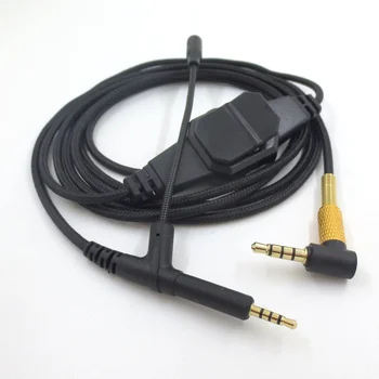 Аудио кабел С Микрофон За AKG k490 NC K545 Y45BT Y50 Y40 BOSE QC25 OE2 OE2i AE2 E2i За Sennheiser mm400-x 450 550-x Кабел