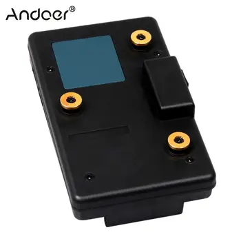 Конвертор плоча за закрепване Andoer за V-образни батерията в Anton Bauer Злато за батерията на Sony в камерата на A-GP-S
