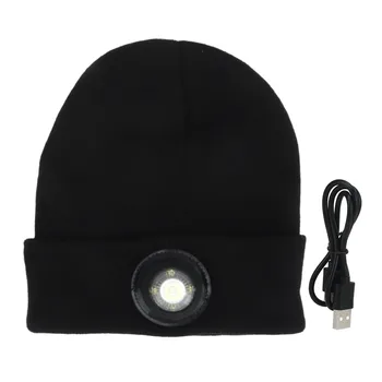 Лампа за шапки-бини, лампа за полета шапки, USB зареждане, 4 работни механизъм, най-добър преглед, удобен, издръжлив, лесен за нощно бягане.