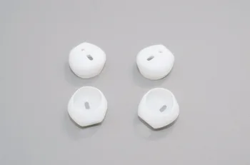 2 чифта бели меки силиконови ушни притурки, втулки за слушалки, защитен калъф за слушалките Apple iPhone 7/7 Plus