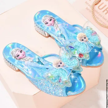 Модерни детски обувки на принцесата с лък 