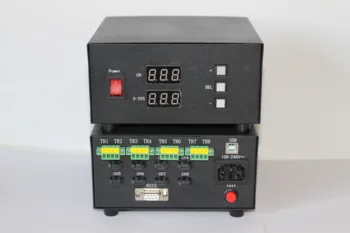 8-канален контролер на източника на светлина машинно зрение система CCD цифров регулатор на напрежение dc порт мрежа на храна