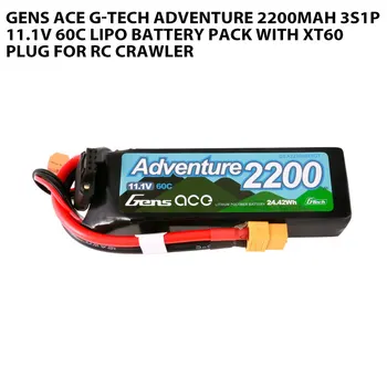 Gens Ace G-Tech Приключение 2200mAh 3S1P 11.1 V 60C Lipo Акумулаторна Батерия С Жак XT60 За Радиоуправляемого Писта на Автомобила