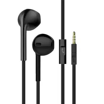 3.5 мм слушалки с Кабел, универсални спортни слушалки, музикални слушалки за разговори с микрофон за Samsung iphone Huawei, Xiaomi