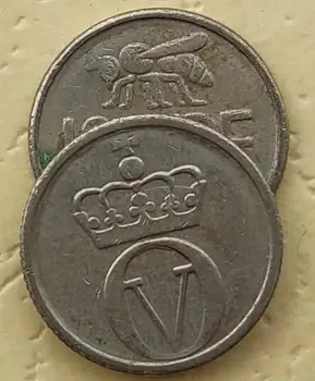 15 мм, Норвегия, 100% истинска възпоменателна монета, оригиналната колекция