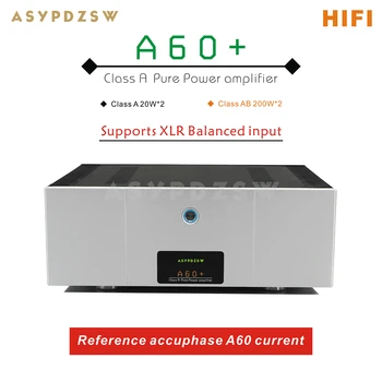 Высокомощный HIFI A60 + Net усилвател на мощност клас A Референтен честота на тока A60 200 W * 2 Поддържа XLR вход