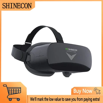 Умни очила Shinecon с ефект на виртуална реалност, 3D-очила за виртуална реалност, всичко в едно, Очила Поддържат Wi-Fi, Bluetooth, 100% Оригинални