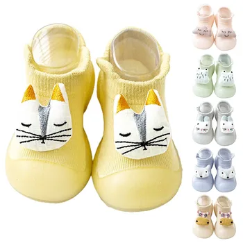 Обувки за малки момичета и момчета, чорап с участието на домашни любимци за деца от 0 до 4 години