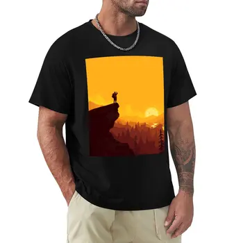 Firewatch Art Design - тениска 4k, тениски оверсайз, къса козметична облекло, графични тениски, мъжки дрехи