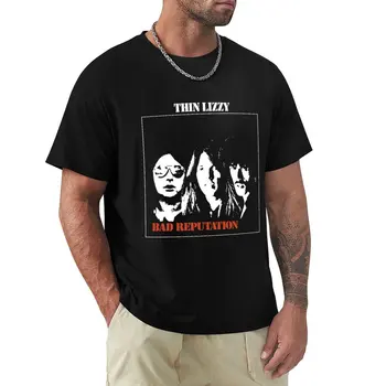 Тениска с лоша репутация в стила на хард рок, тениски оверсайз, сладки върховете на поръчка, създайте свои собствени черни тениски за мъже