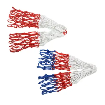Подмяна на баскетболна мрежа на открито Тежкотоварни ярки цветове Премиум-клас за баскетболни пръстените са Подходящи за стандартни вътрешни или външни джантите